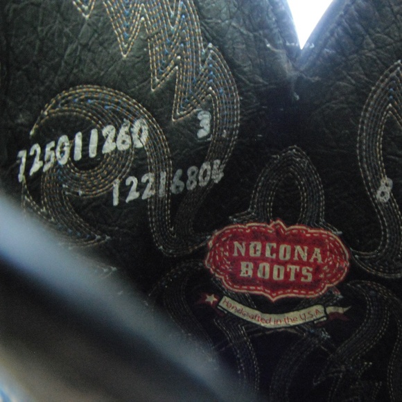 Nocona Shark Skin Boots Sz 8 - Picture 6 of 8